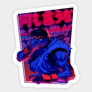 Street Fighter Ryu Dark Edition Sticker